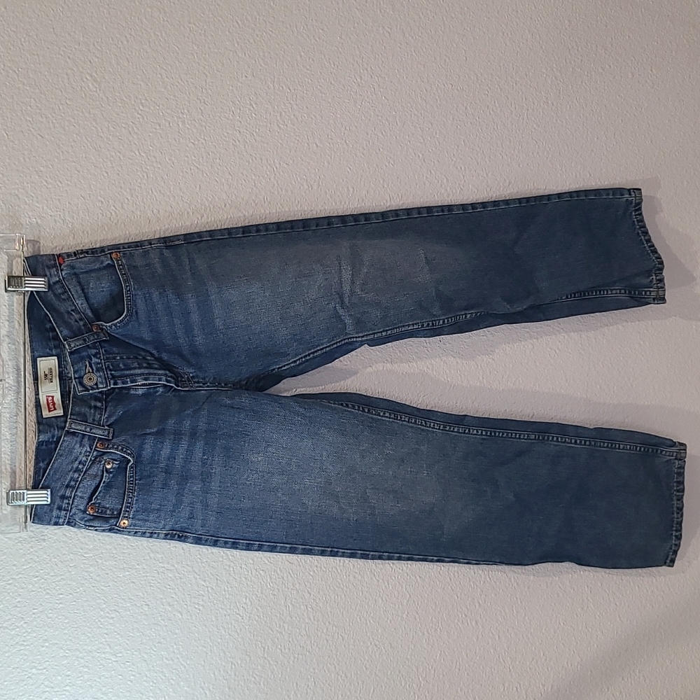 Levi's 550 denim jeans size 14 slim youth